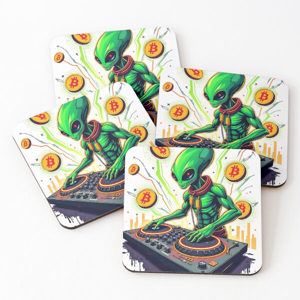 Item preview, Bitcoin Wave Surfing the Crypto Future designed and sold by RadDeck.