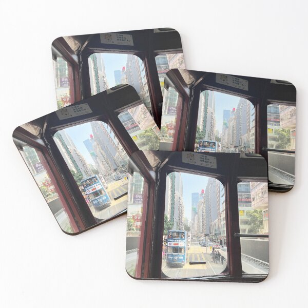 Item preview, A city view from an inside of  Hong Kong tram  designed and sold by aiko-p.