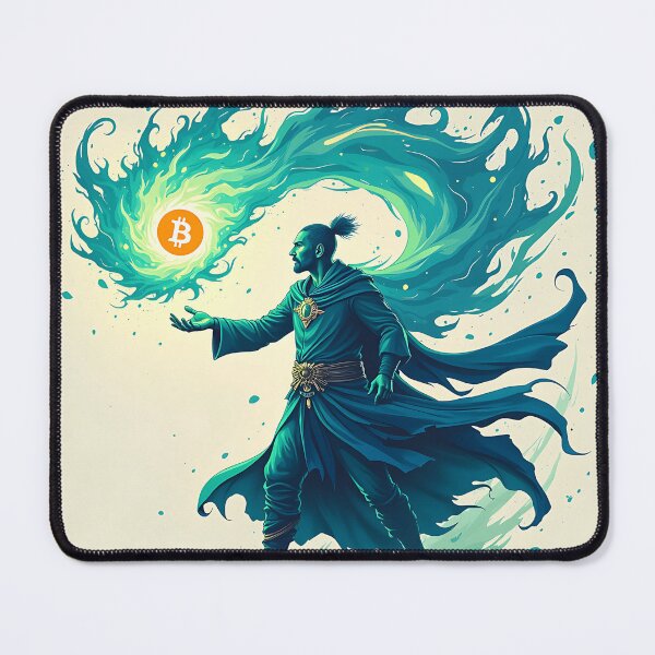 Item preview, Bitcoin Glitch A New Financial Reality designed and sold by RadDeck.