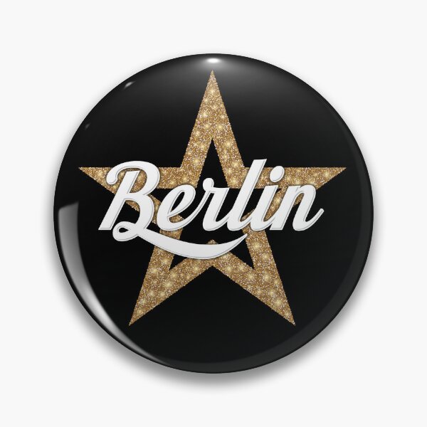 Item preview, Berlin Script With Star (White Type) designed and sold by douglasnorth321.