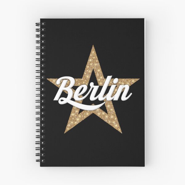 Item preview, Berlin Script With Star (White Type) designed and sold by douglasnorth321.