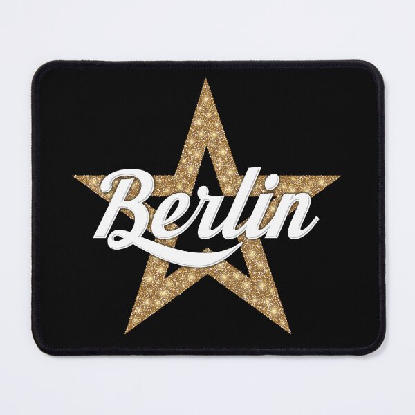 Item preview, Berlin Script With Star (White Type) designed and sold by douglasnorth321.