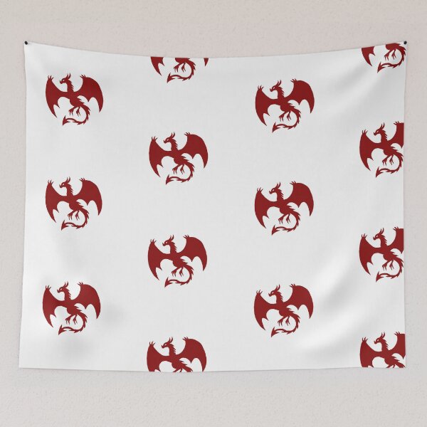 Item preview, Silueta de Wyvern - Roja designed and sold by EChapmanArt.