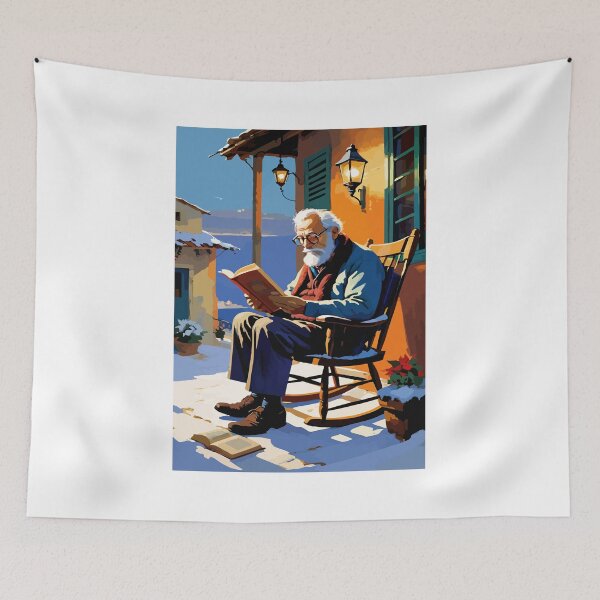 Item preview, A quiet and favorite corner for the elderly. designed and sold by Whose-sweat.