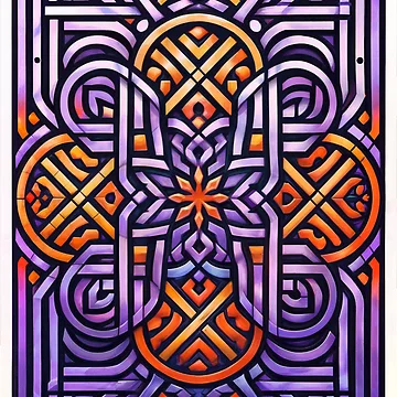 Artwork thumbnail, Modern Arabic Geometric Pattern Design by Rashad'z