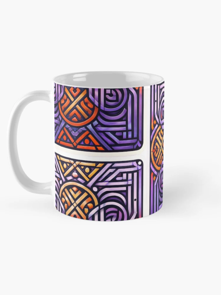 Thumbnail 5 of 6, Coffee Mug, Modern Arabic Geometric Pattern Design designed and sold by Rashad'z.