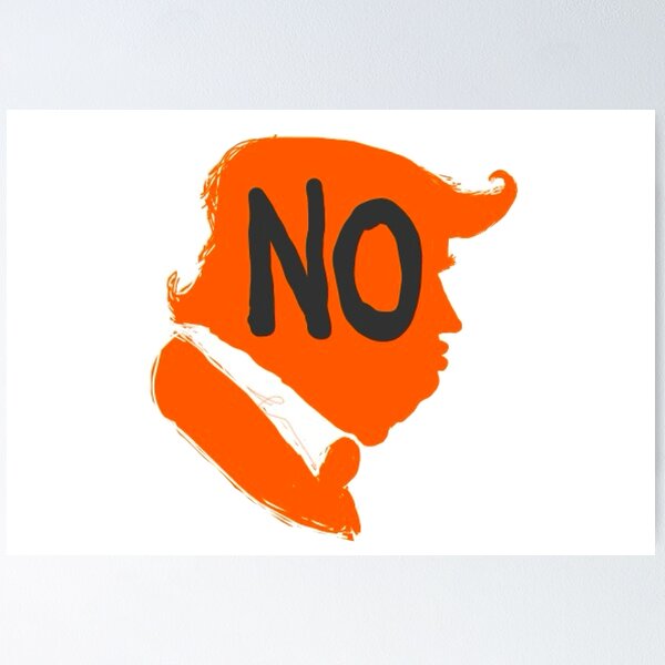 Item preview, Orange head 45 47 just say no president  designed and sold by Sunny Apocalypse .