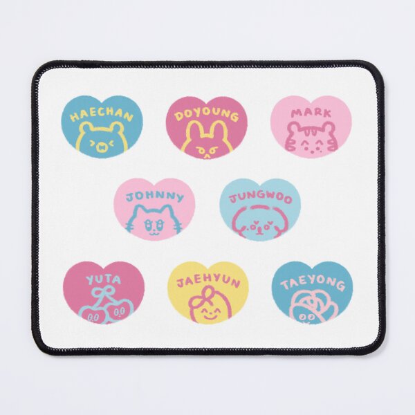 Item preview, K-pop NCT 127 Cute Emoji Heart designed and sold by StickeryKim.