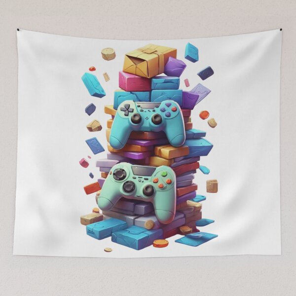 Item preview, Gamepad Chronicles: A Fusion of Gaming and Communication designed and sold by Pixel Palette.