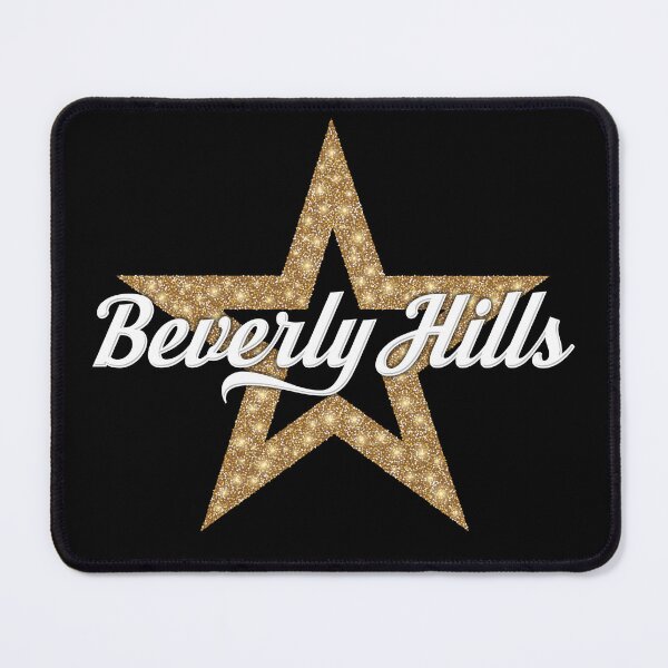 Item preview, Beverly Hills Script With Star (White Type) designed and sold by douglasnorth321.