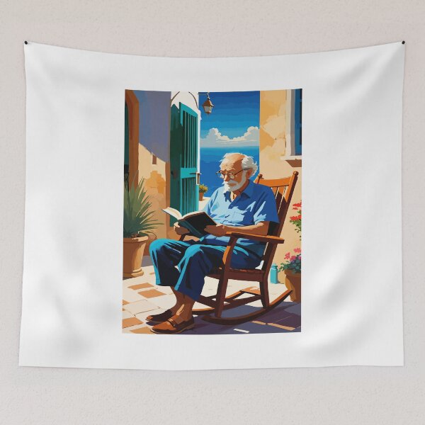 Item preview, A quiet and favorite corner for the elderly. designed and sold by Whose-sweat.