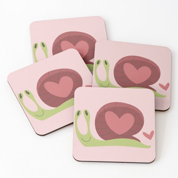 Item preview, snail heart love romance valentines cute designed and sold by Gossip Rag.