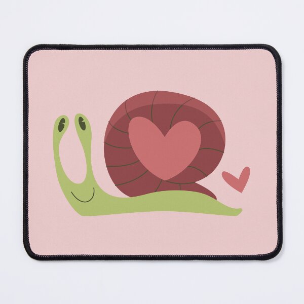 Item preview, snail heart love romance valentines cute designed and sold by Gossip Rag.