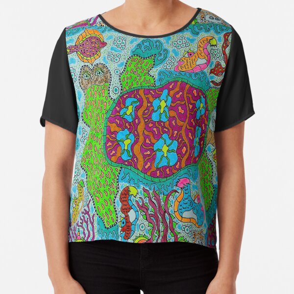 MyrtleTurtle Chiffon Top