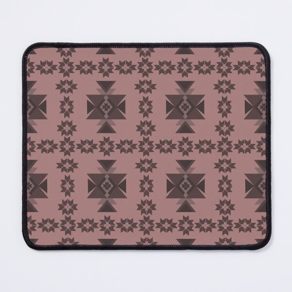 Item preview, Vintage brown and violet tone Geometric Ethnic pattern. designed and sold by kasune-shop.