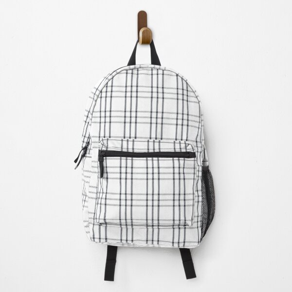Item preview, White tartan check designed and sold by caladayart.