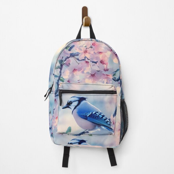 Item preview, Blue Jay on cherry blossom designed and sold by Lewis-mart.