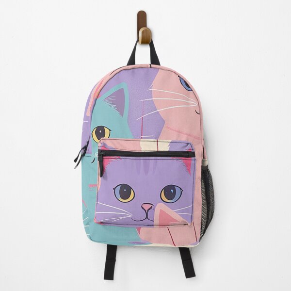 Item preview, whimsical illustration of multiple adorable cats designed and sold by Affinity Arts Co..