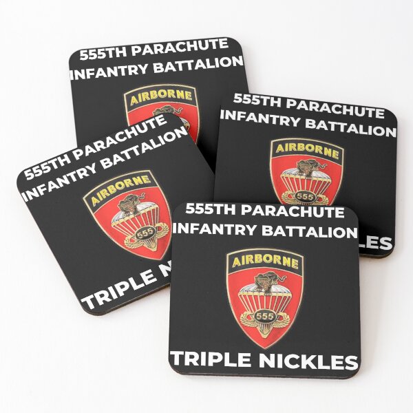 Item preview, 555th Parachute Infantry - Triple Nickles T-Shirt | Airborne | US ARMY designed and sold by AirborneAces.
