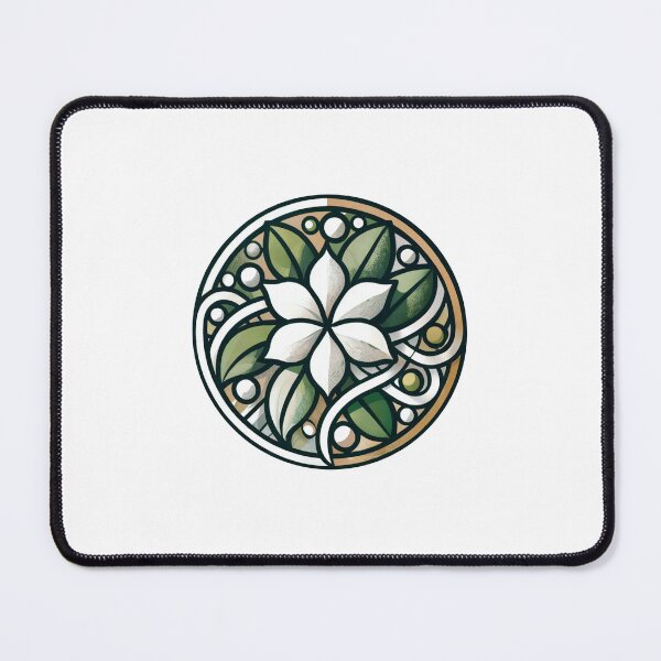 Item preview, Modern Arabic Jasmine Flower Design designed and sold by Rashad'z.