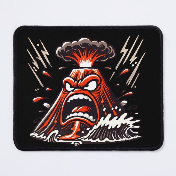 Item preview, Volcano Eruption designed and sold by Funny Vintage Stickers And T-Shirts.