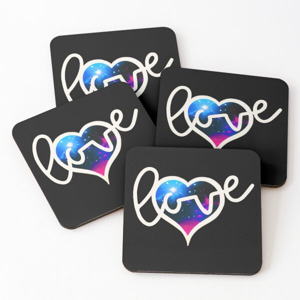 Item preview, Love Heart Galaxy Design – Romantic Cosmic Art designed and sold by DreamsArtwear.