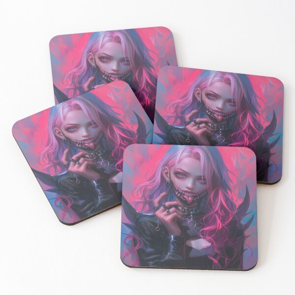 Item preview, Anime Goth Girl designed and sold by CursedbyLilith.