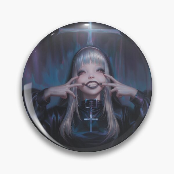Item preview, Goth Girl Nun designed and sold by CursedbyLilith.