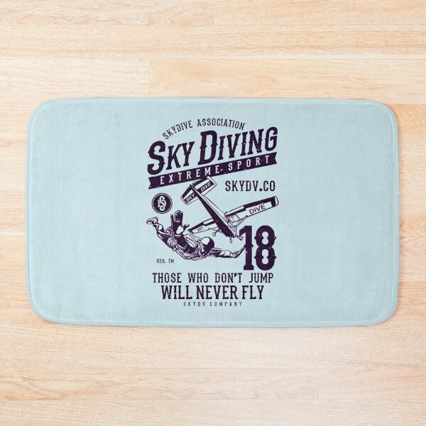 Item preview, Sky Diving Extreme Sport Those Who Don't Jump Will Never Fly Vintage Airplane Sky Dive Adventure designed and sold by Matt_Smith.