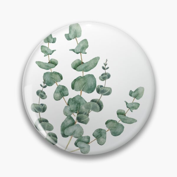Item preview, Serene Eucalyptus Watercolor Botanical Artwork designed and sold by cosmiccircles01.
