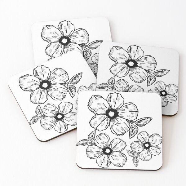 Artikelvorschau, Blumen entworfen und verkauft von Kama black&white.
