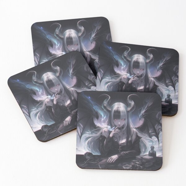 Item preview, Anime Goth Succubus designed and sold by CursedbyLilith.