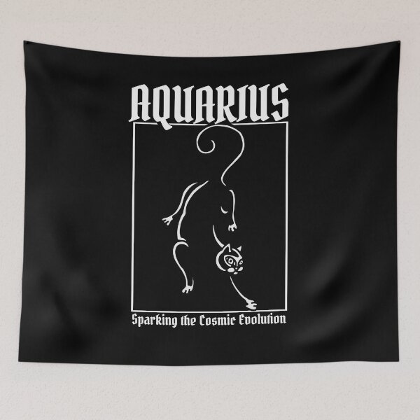 Artikelvorschau, Wassermann - Katzen Astrologie entworfen und verkauft von wesdesignshop.