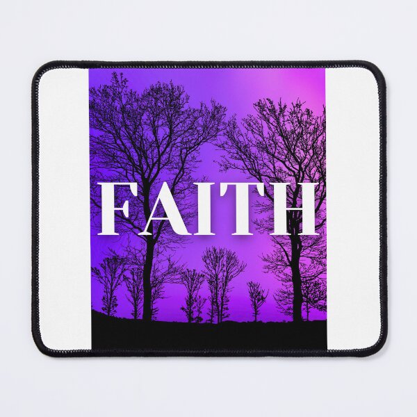 Item preview, Serene FAITH Design with Surreal Pink and Lavender Sky designed and sold by Fredster1966.