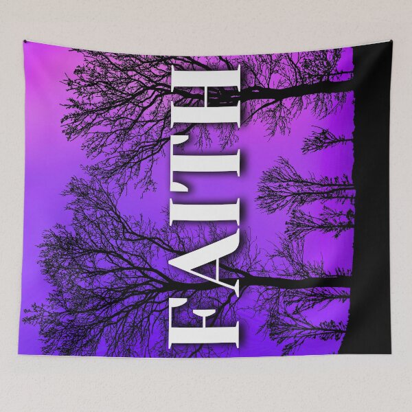 Item preview, Serene FAITH Design with Surreal Pink and Lavender Sky designed and sold by Fredster1966.