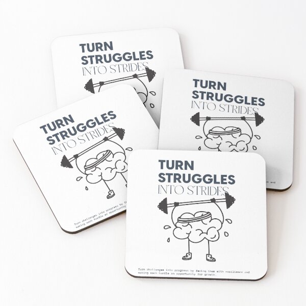 Item preview, Turn Struggles Into Strides Motivational T Shirt  designed and sold by ngedupdorjee.