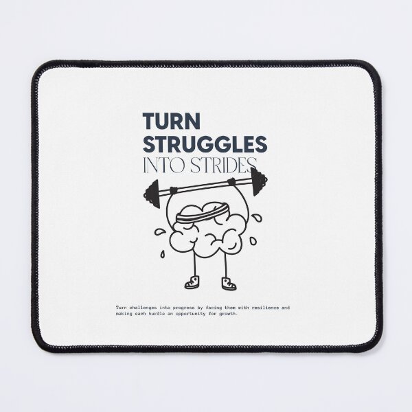 Item preview, Turn Struggles Into Strides Motivational T Shirt designed and sold by ngedupdorjee.