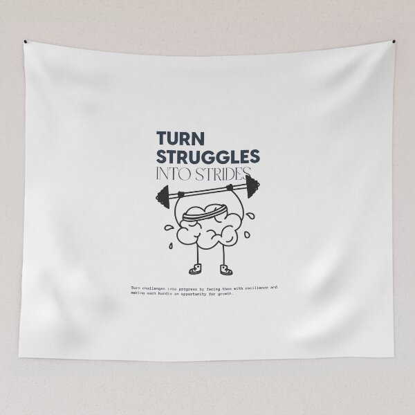 Item preview, Turn Struggles Into Strides Motivational T Shirt  designed and sold by ngedupdorjee.