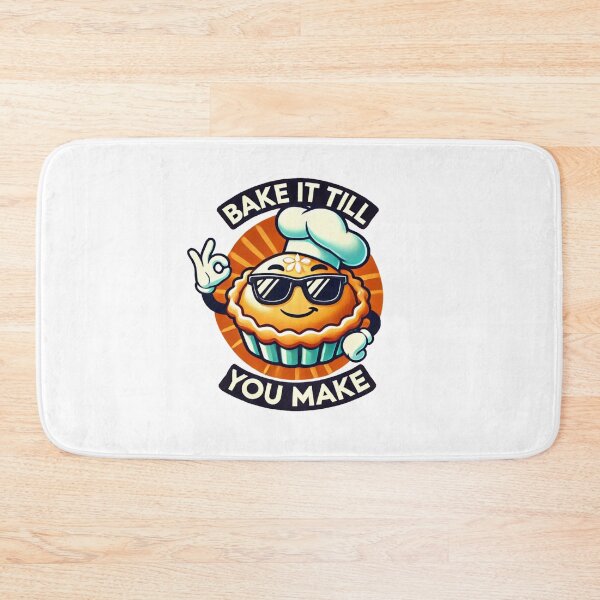 Item preview, Bake It Till You Make It - Funny Baking Pun, Cute Baker Gift designed and sold by LilMessyKitchen.