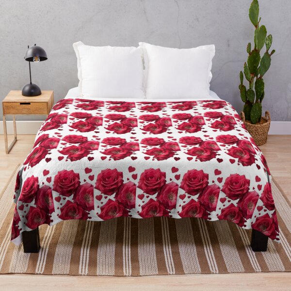 Item preview, Elegant Red Roses with Heart Accents designed and sold by CrystalCove11.