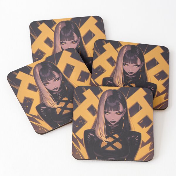 Item preview, Goth Girl Black and Yellow designed and sold by CursedbyLilith.