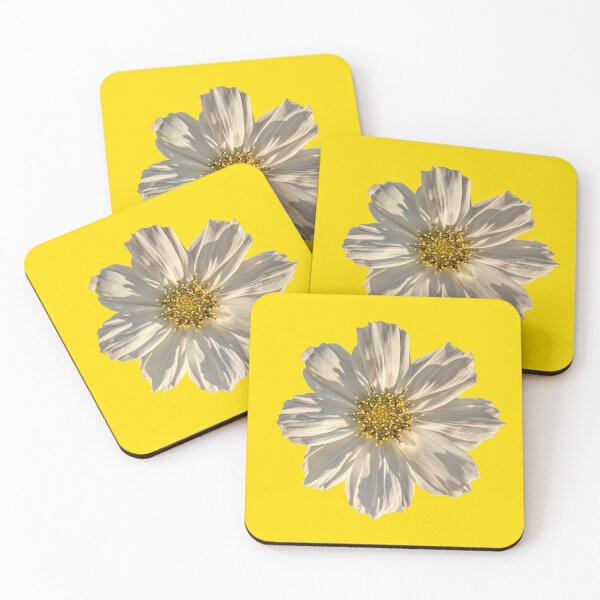 Item preview, White Cosmos Chemistry Flower designed and sold by STEM Factually.