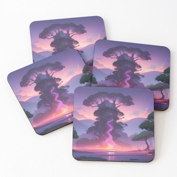 Item preview, Enchanted Fantasy Forest with Mystical Energy Tree designed and sold by somethingcreative.