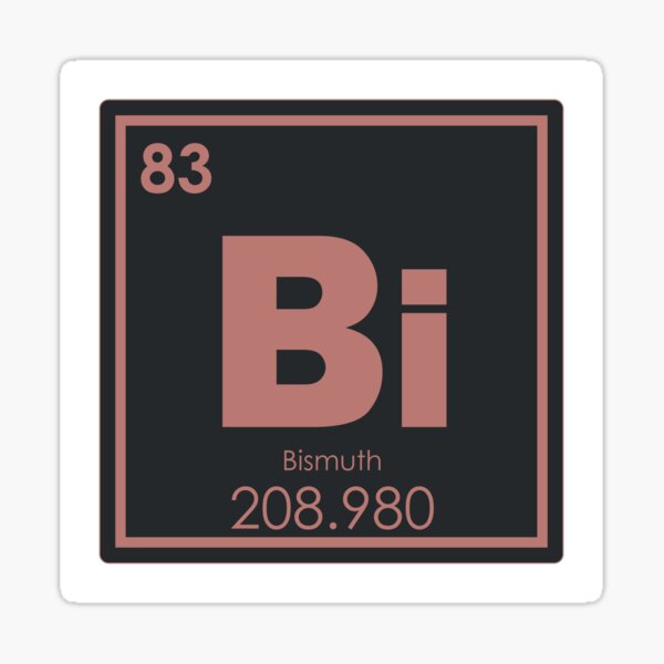 Bismuth Sticker