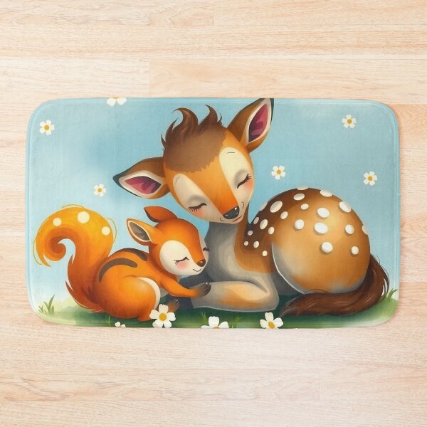 Item preview, Deer & squirrel designed and sold by svarupa.