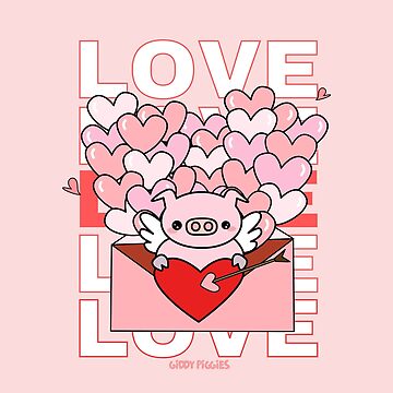 Artwork thumbnail, Giddy Piggies Valentine Love Delivery by Giddy Piggies