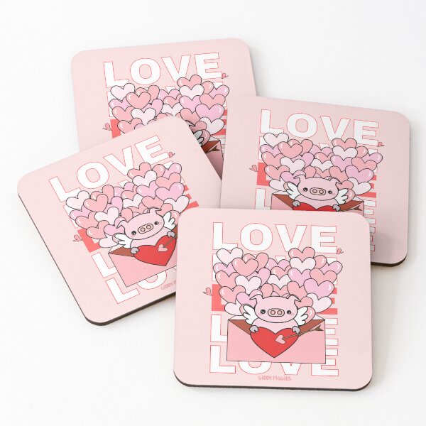 Item preview, Giddy Piggies Valentine Love Delivery designed and sold by Giddy Piggies.