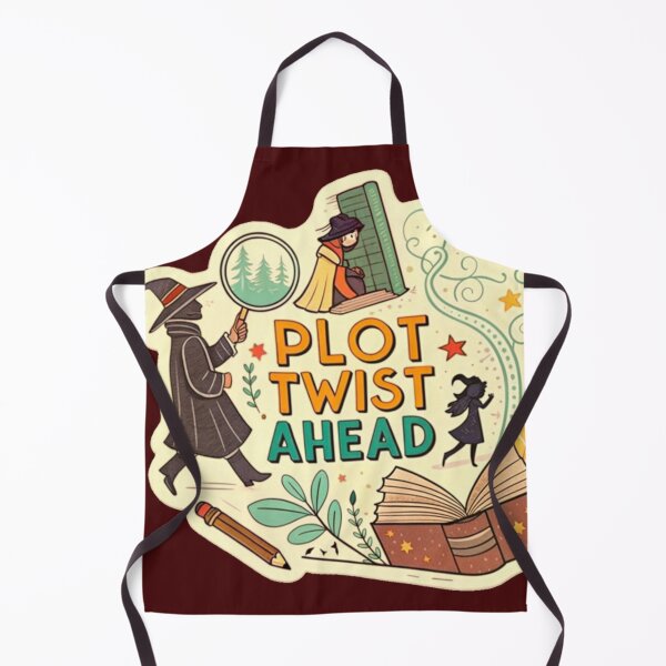 Item preview, Plot Twist Ahead, Quirky Text With A Mystery Book Theme, Bookish Decoration, Book Lovers Gifts, Kindle Stickers, Reading Stickers designed and sold by PixelStoneDesign .