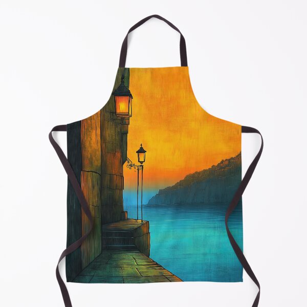 Item preview, Amalfi Evening - Mediterranean Sunset Path designed and sold by TheSillySartor.