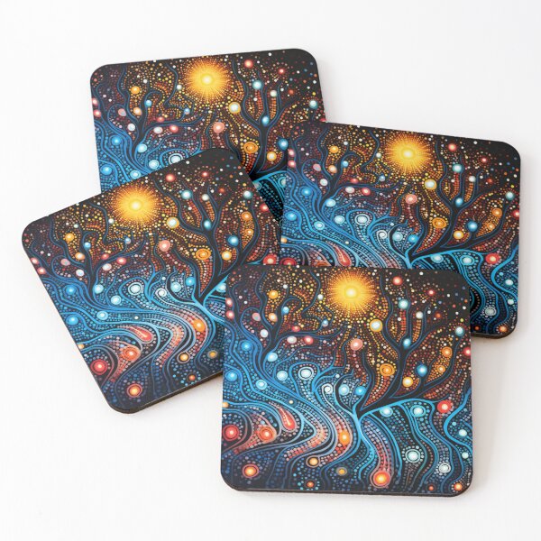 Item preview, Aboriginal Authentic Art - Sun Fire Miracles designed and sold by GrinGalore.